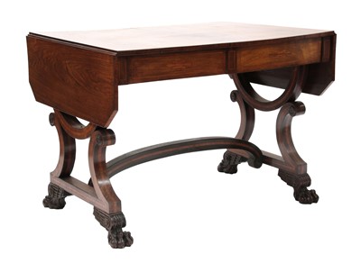 Lot 451 - A Regency rosewood sofa table