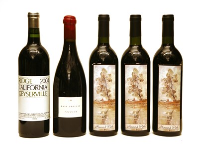 Lot 249 - Assorted New World Wines: Howard Park, 1994, three bottles and two various others