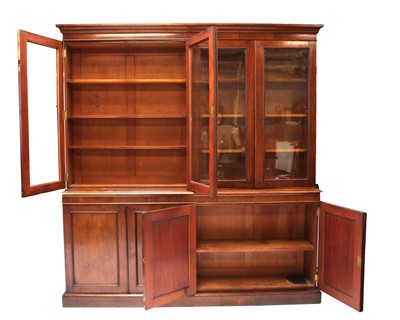 Lot 145 - A Victorian mahogany library bookcase