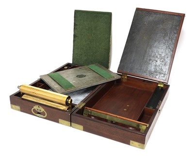 Lot 305 - A portable pressure copying machine by James Watt and Co.