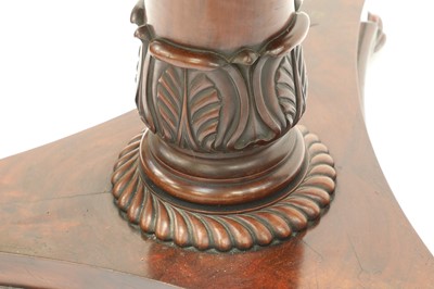 Lot 484 - A large Regency circular mahogany pedestal table