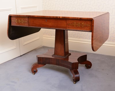 Lot 414 - A Regency rosewood sofa table