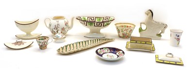 Lot 205 - A small collection of creamware