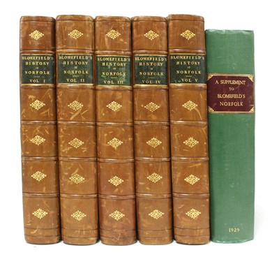 Lot 231 - BLOMEFIELD, Francis: (History of Norfolk)