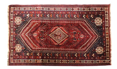 Lot 499 - A Qashqai wool carpet
