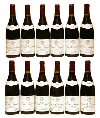 Lot 74 - Clos de Vougeot, Grand Cru, Jean Tardy, 1992, twelve bottles (boxed)