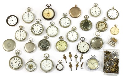 Lot 459 - A quantity of pocket watches and cases