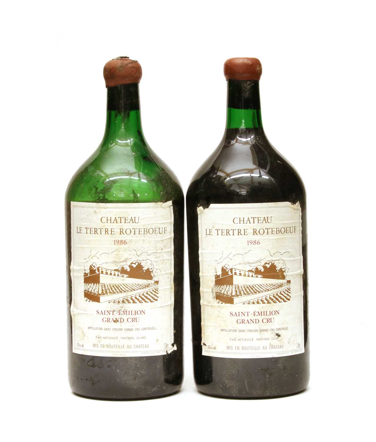 Lot 98 - Chateau Tertre Roteboeuf, St Emilion Grand Cru Classe, 1986, two double magnums