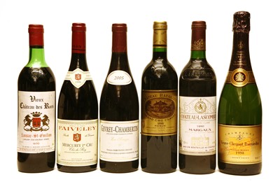 Lot 269 - Miscellaneous: Chateau Lascombes, Margaux, 1990, one bottle and five various others