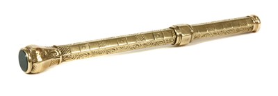 Lot 421 - A late Victorian gold propelling pencil