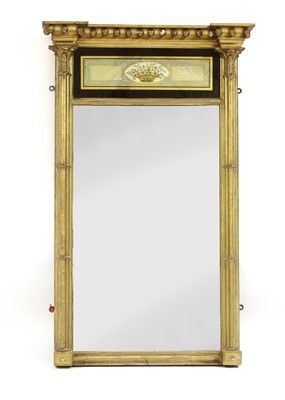 Lot 698 - A Regency giltwood pier mirror