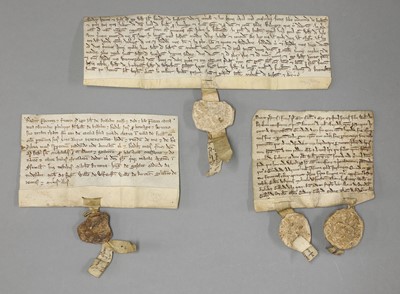 Lot 309 - Three C13/14 Documents on Vellum