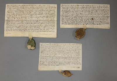 Lot 310 - Three C14 Documents on Vellum