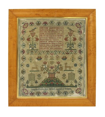 Lot 533 - An 18th/19th century sampler