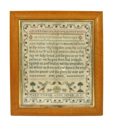 Lot 532 - An early 19th century sampler