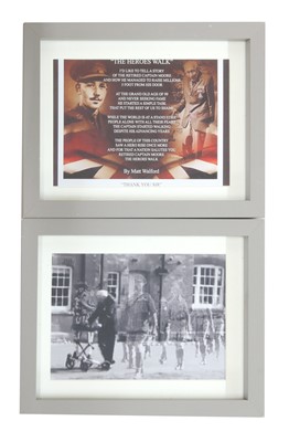 Lot 107 - A Hero's Walk, a colour print and a black and white photograph