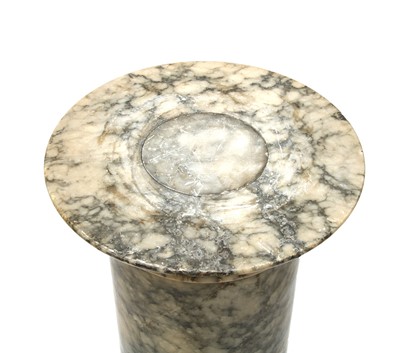 Lot 90 - A variegated marble pedestal