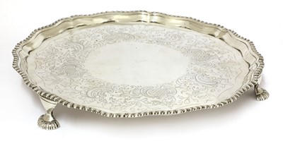 Lot 31 - A George III silver salver