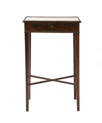 Lot 929 - A rosewood side table