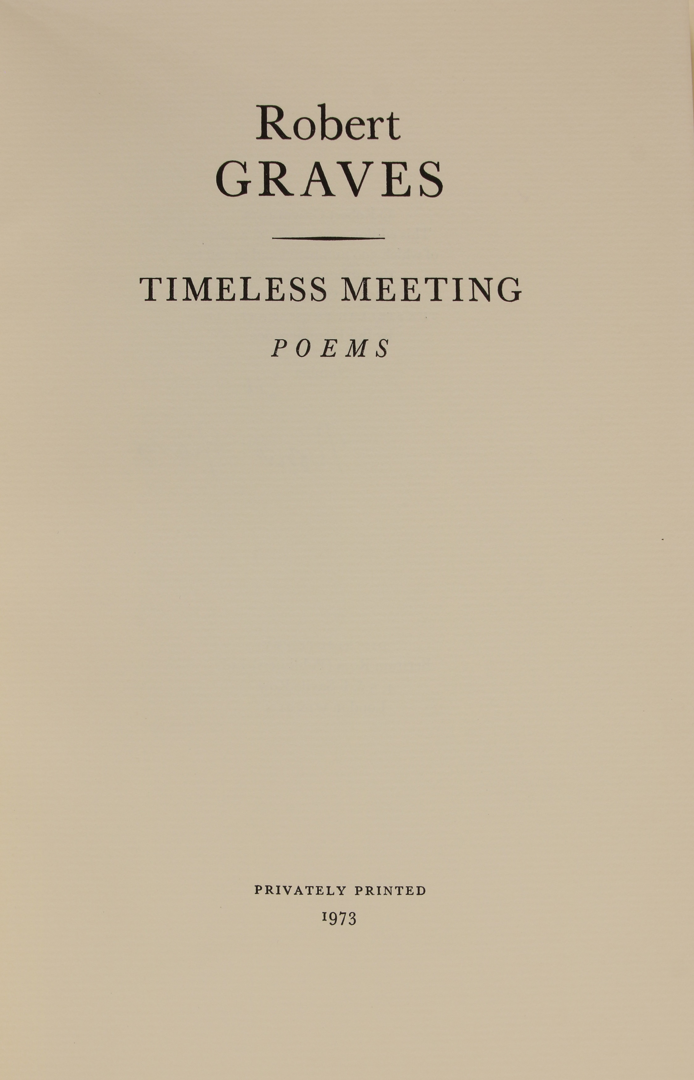 Lot 116 GRAVES, Robert, SIGNED & First Editions