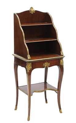 Lot 205 - A Louis XV-style mahogany and gilt-bronze-mounted bookcase