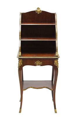 Lot 205 - A Louis XV-style mahogany and gilt-bronze-mounted bookcase