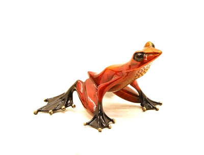 Lot 230 - A Tim Cotterill 'Frogman' bronze frog, 'Scamp'