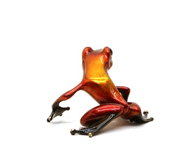 Lot 229 - A Tim Cotterill 'Frogman' bronze frog, 'Scoundrel'