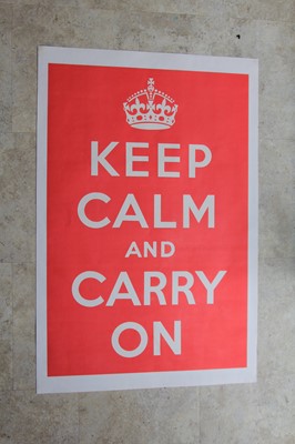 Lot 140 - 'KEEP CALM AND CARRY ON'