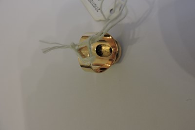 Lot 14 - A Georgian gold, enamel and diamond set memorial ring, c.1790