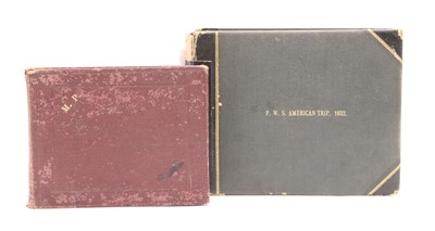 Lot 114 - Two travel photograph albums