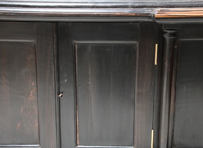 Lot 899 - A Dutch Colonial ebony cabinet