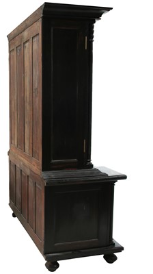 Lot 899 - A Dutch Colonial ebony cabinet