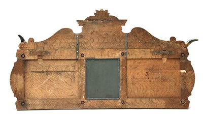 Lot 333 - A French carved oak coat rack