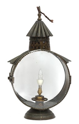 Lot 271 - A Victorian Hinks patent brass lantern