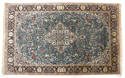 Lot 301 - A modern Indian silk rug