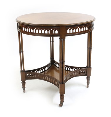 Lot 292 - A late Victorian mahogany centre table