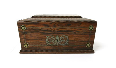 Lot 382 - A Regency rosewood box