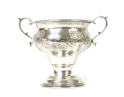 Lot 299 - A silver pedestal bowl