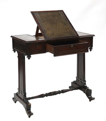 Lot 487 - A Regency rosewood writing table