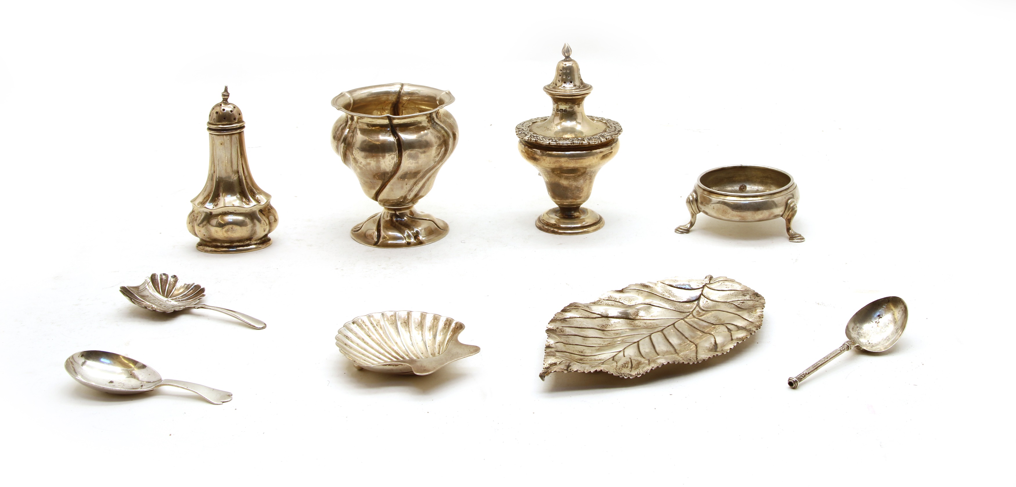 Lot 4 A collection of silver items,