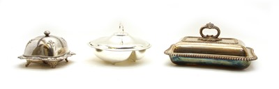 Lot 13 - A collection of various silver plated entree dishes and covers