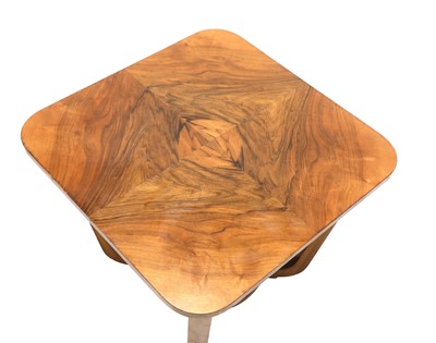 Lot 164 - An Art Deco walnut table