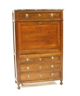 Lot 774 - An Empire style secretaire abbatant