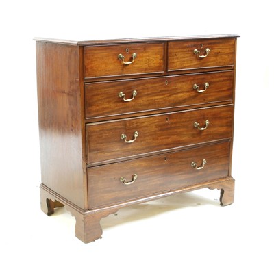 Lot 775 - A Victorian mahogany chest of drawers