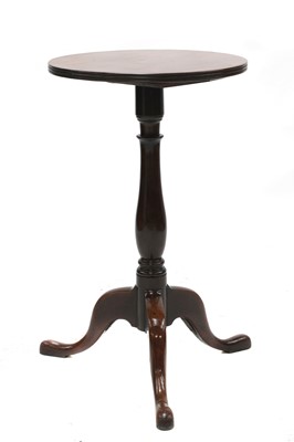 Lot 448 - A George III solid mahogany tripod table