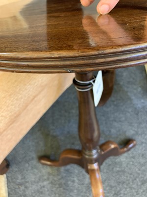 Lot 448 - A George III solid mahogany tripod table
