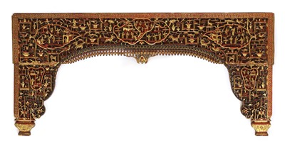 Lot 816 - A Chinese bed panel