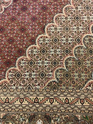 Lot 870 - A Persian wool rug