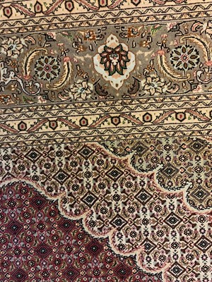 Lot 870 - A Persian wool rug